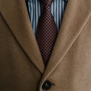 Man in Brown Suit Jacket