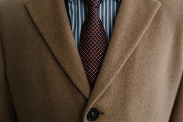 Man in Brown Suit Jacket